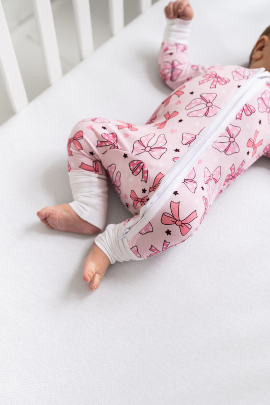 Pink Bow Coverall