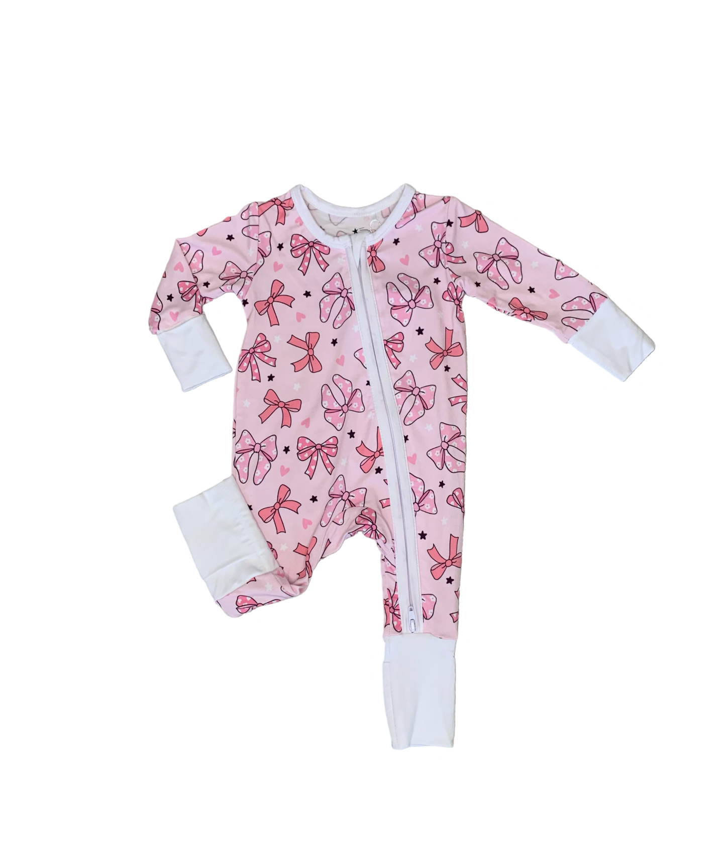 Pink Bow Coverall