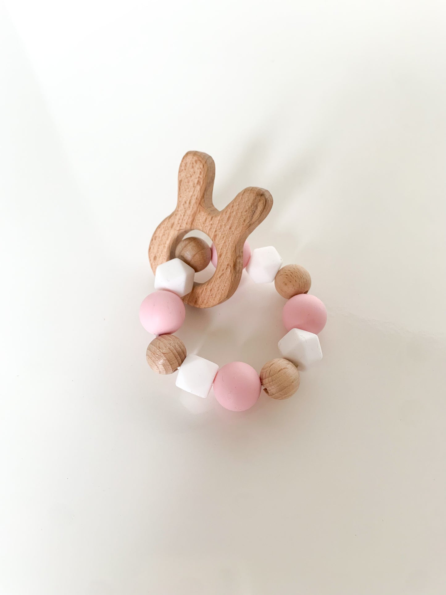 Small Bunny Silicone Teething Rattle