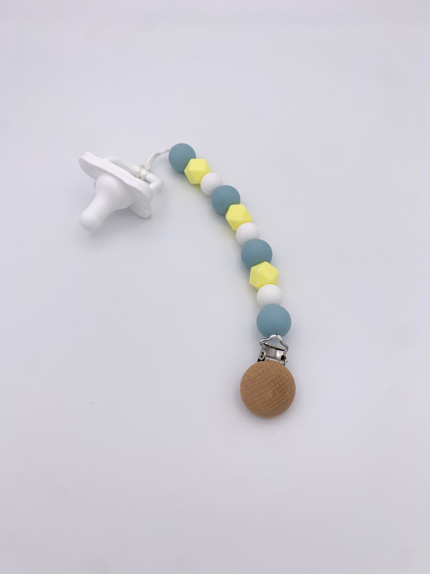 Silicone Beaded Pacifier Clip