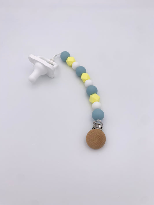Silicone Beaded Pacifier Clip