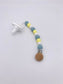 Silicone Beaded Pacifier Clip