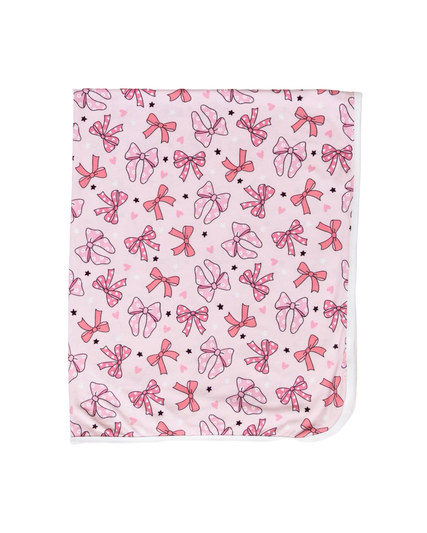 Pink Bow Blanket